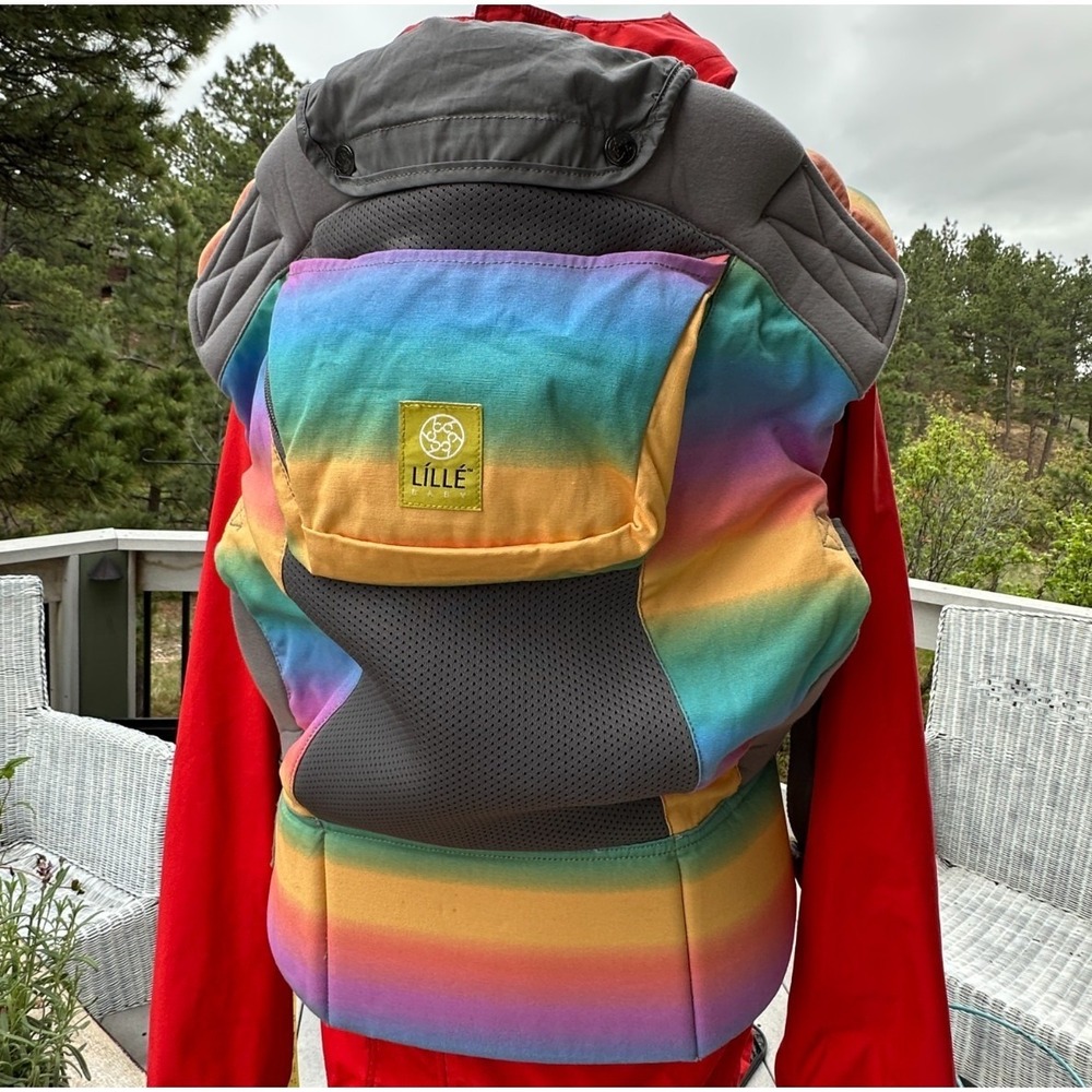 RARE Rainbow LilleBaby Carryon Airflow DLX Carrier Toddler Baby MYSTIC Pride - Picture 9 of 16